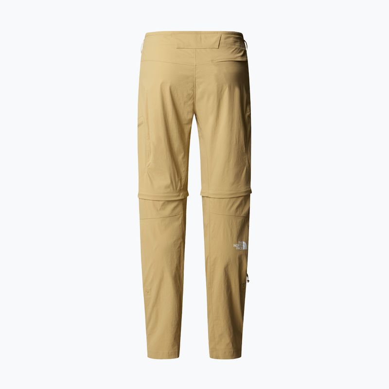 Pantaloni da trekking da uomo The North Face Exploration Regular Tapered Convertible khaki stone 5