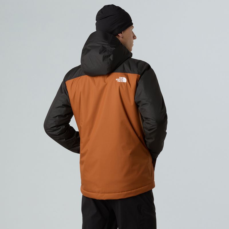 Giacca imbottita da uomo The North Face Millerton Insulated burnt umber/black 3