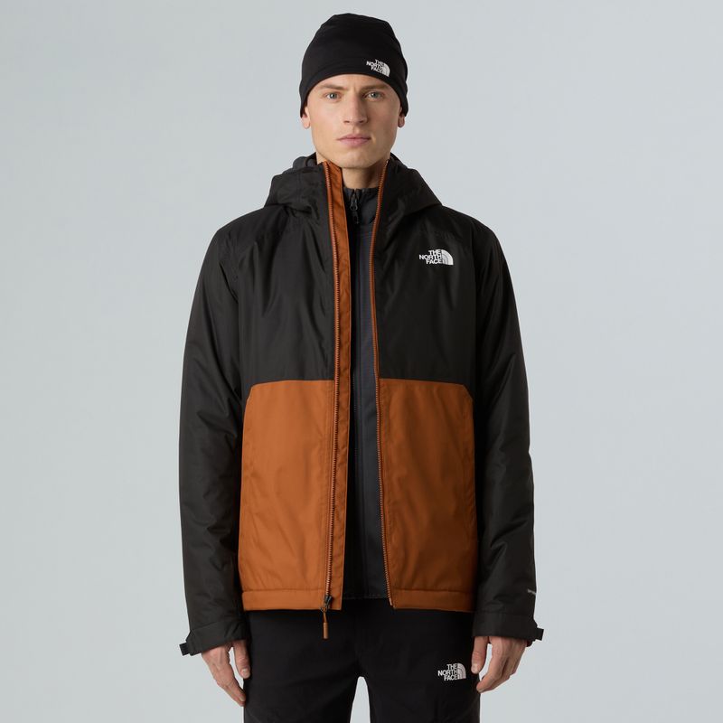 Giacca imbottita da uomo The North Face Millerton Insulated burnt umber/black 4