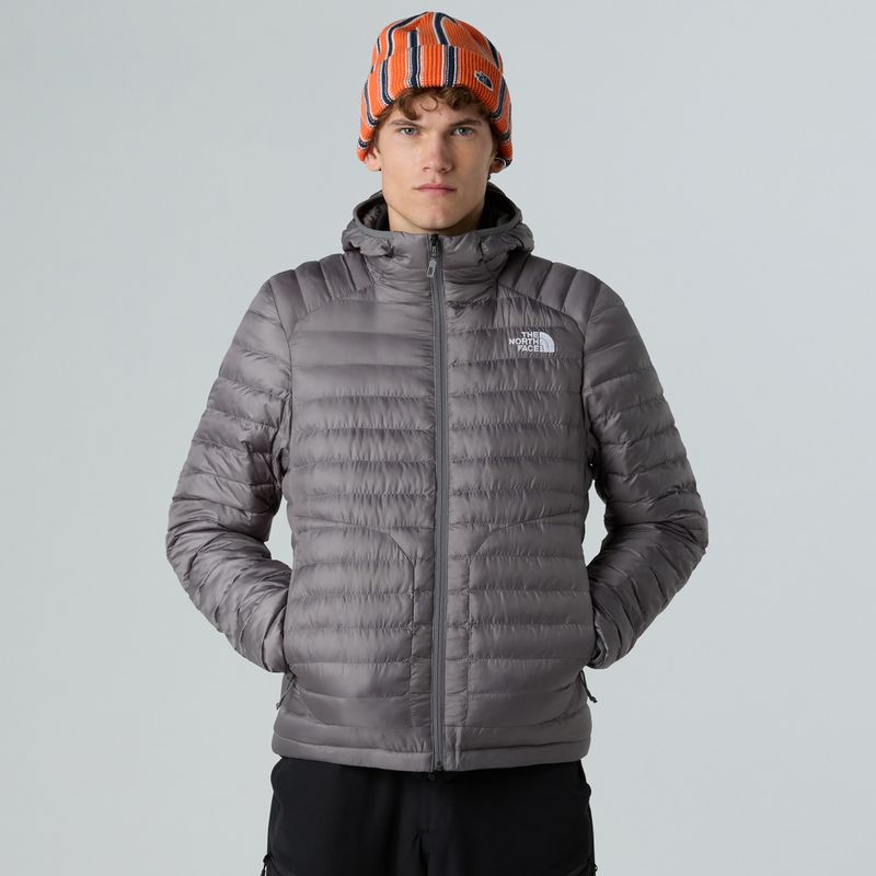 Giacca imbottita da uomo The North Face Huila Synthetic Hoodie smoked pearl