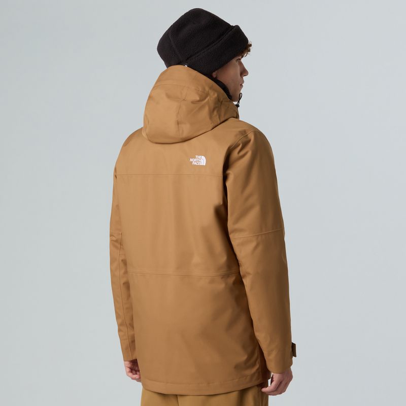 Giacca da snowboard da uomo The North Face Fourbarrel Triclimate utility brown/khaki 3
