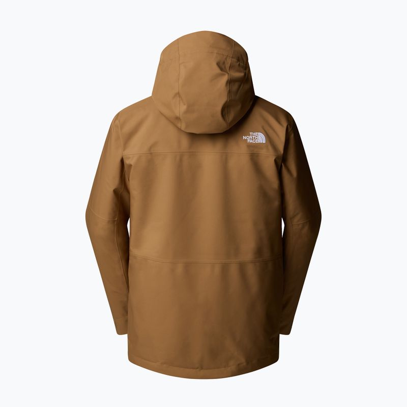 Giacca da snowboard da uomo The North Face Fourbarrel Triclimate utility brown/khaki 7