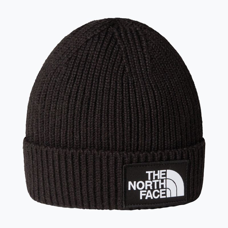 Berretto invernale da bambino The North Face Baby Logo Box Beanie tnf black