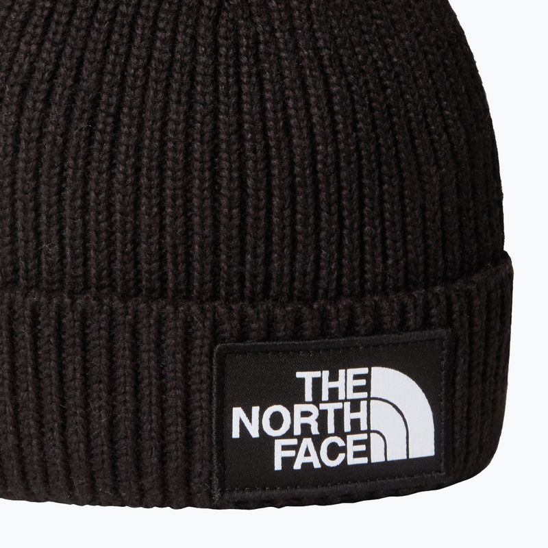 Berretto invernale da bambino The North Face Baby Logo Box Beanie tnf black 2