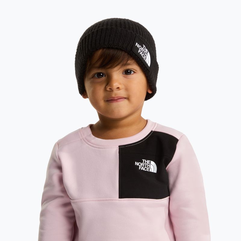 Berretto invernale da bambino The North Face Baby Logo Box Beanie tnf black 3