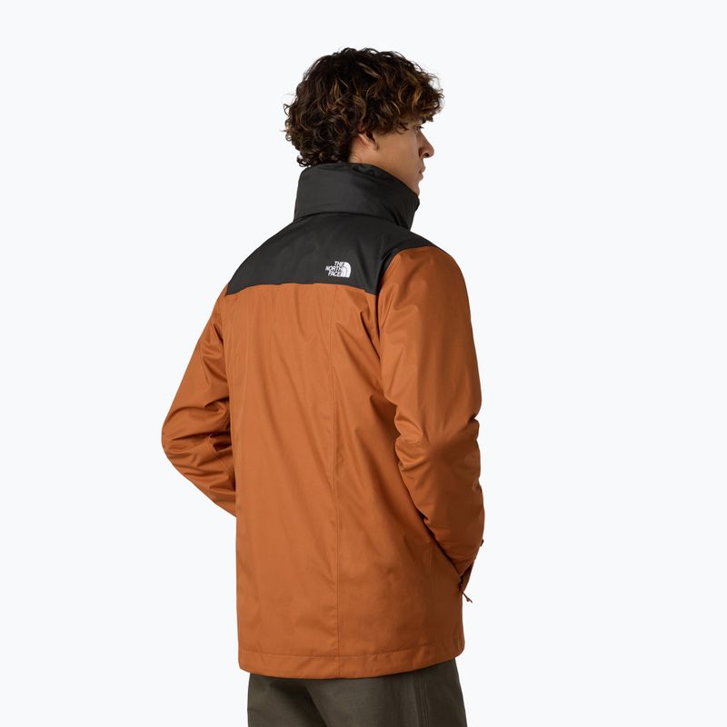 Giacca 3-in-1 da uomo The North Face Evolve II Triclimate burnt umber/asphalt grey 2