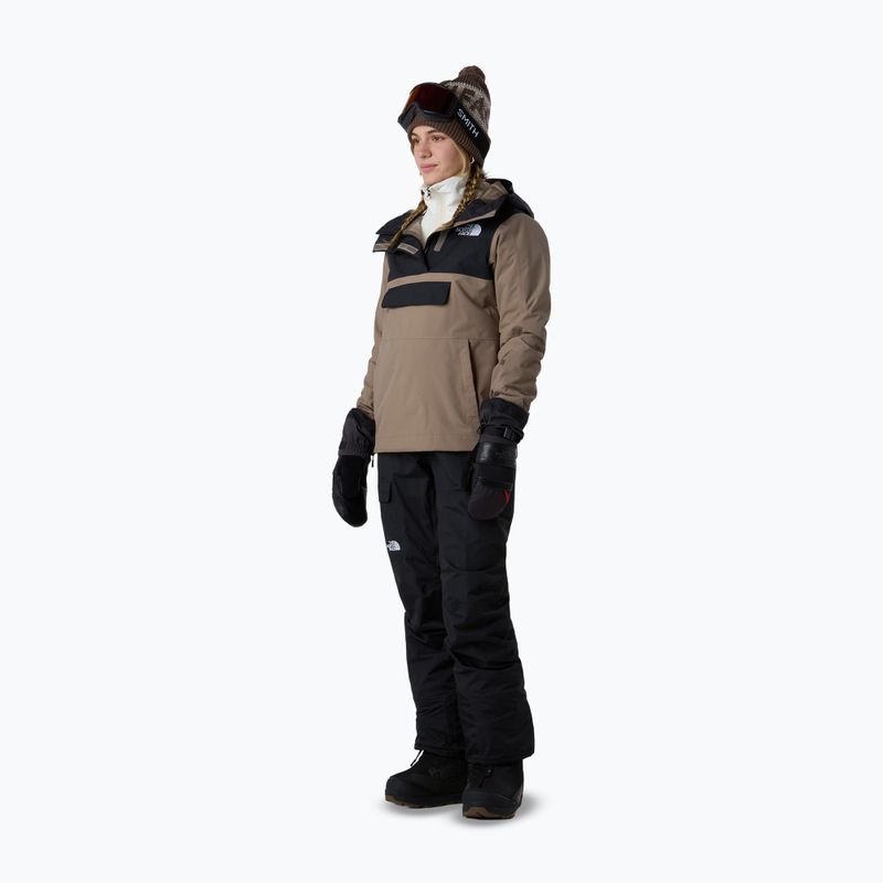 Giacca da sci da donna The North Face Driftview Anorak mocha brown/black 2