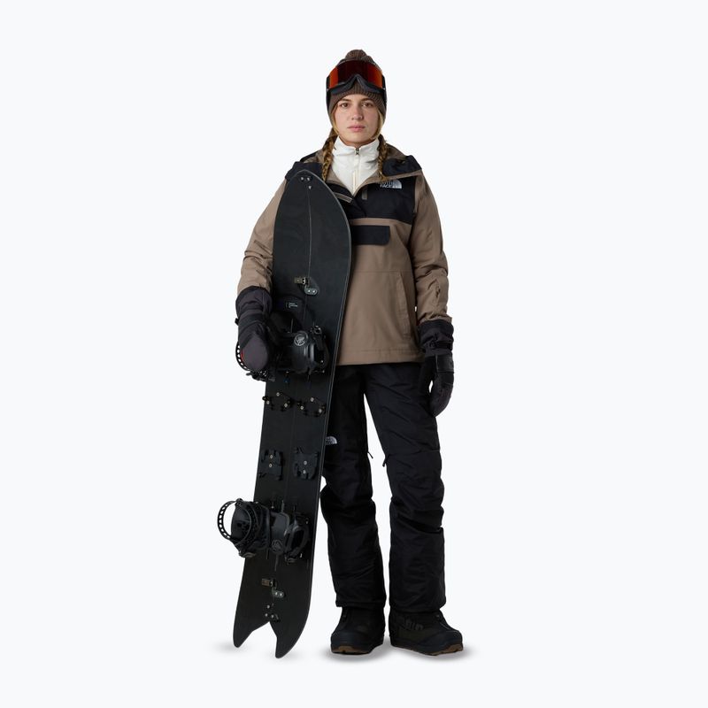 Giacca da sci da donna The North Face Driftview Anorak mocha brown/black 4