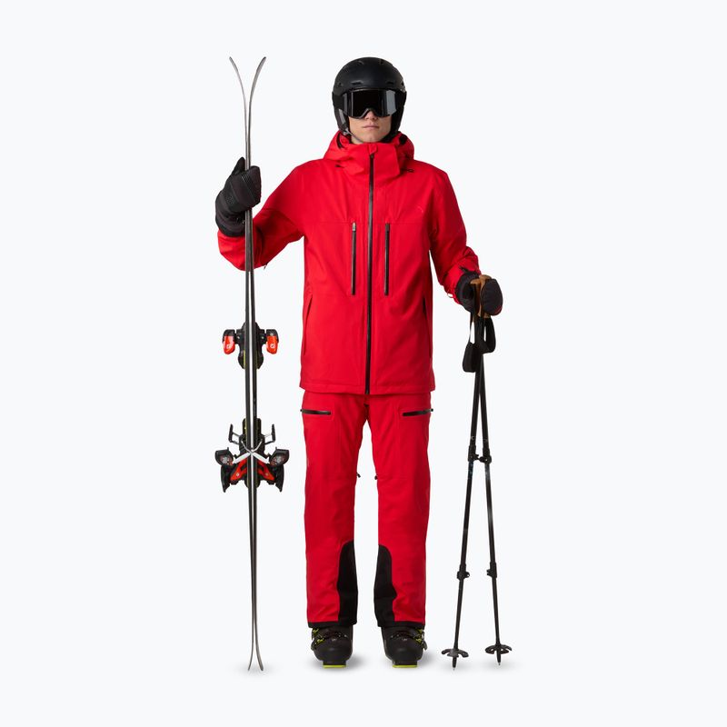 Pantaloni da sci da uomo The North Face Chakal Regular elevation red 2