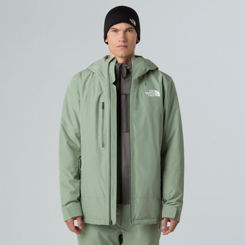 Giacca da sci da uomo The North Face Descendit slate moss 4
