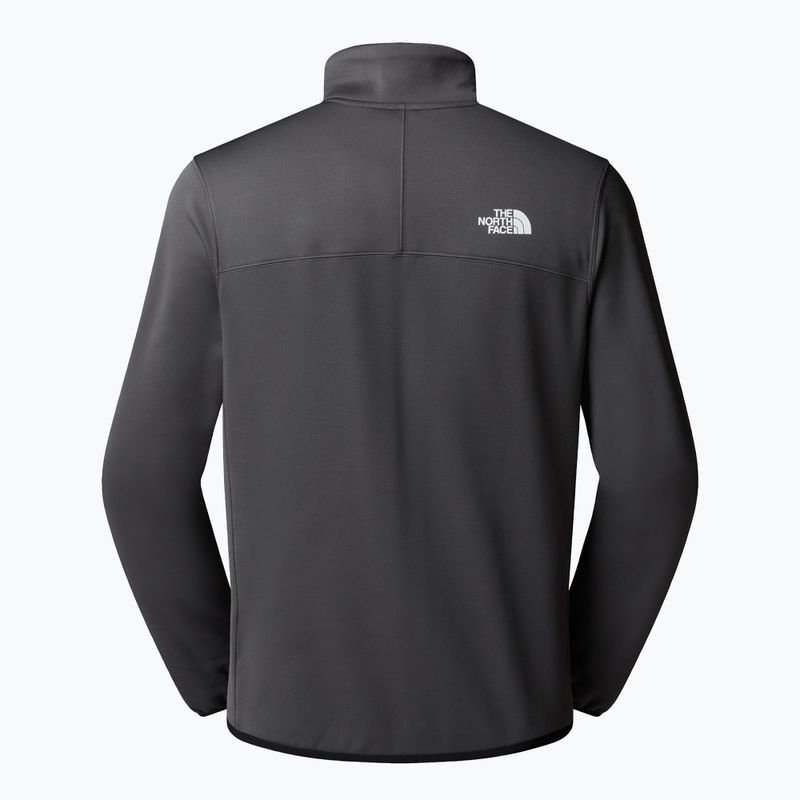 Felpa da uomo The North Face Crest Fz grigio antracite/nero 5