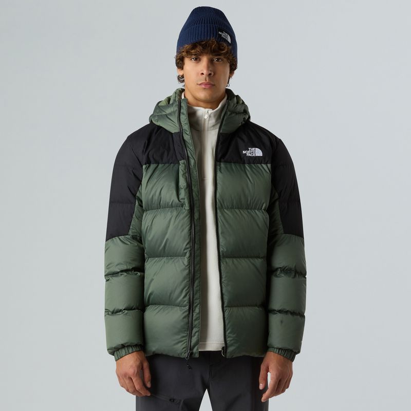 Piumino da uomo The North Face Diablo Down 2.0 Hoodie, spalla nebbia/nero erica 4