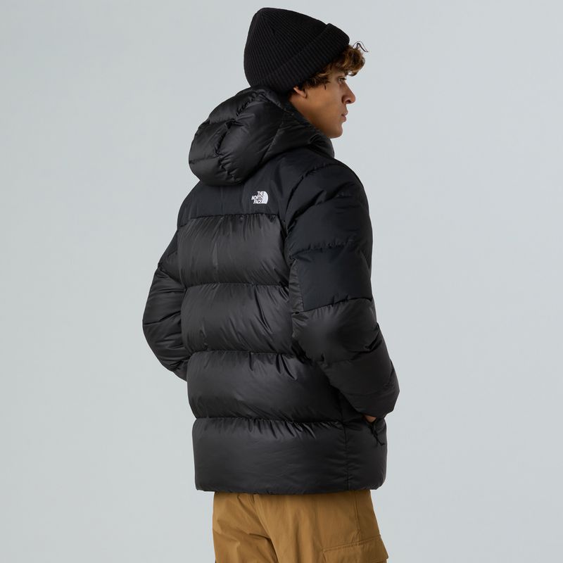 Piumino da uomo The North Face Diablo Down 2.0 Hoodie nero/nero/piuma riciclata 3