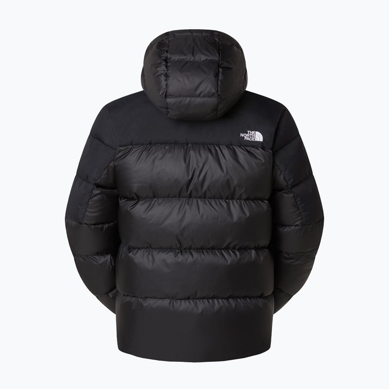 Piumino da uomo The North Face Diablo Down 2.0 Hoodie nero/nero/piuma riciclata 6