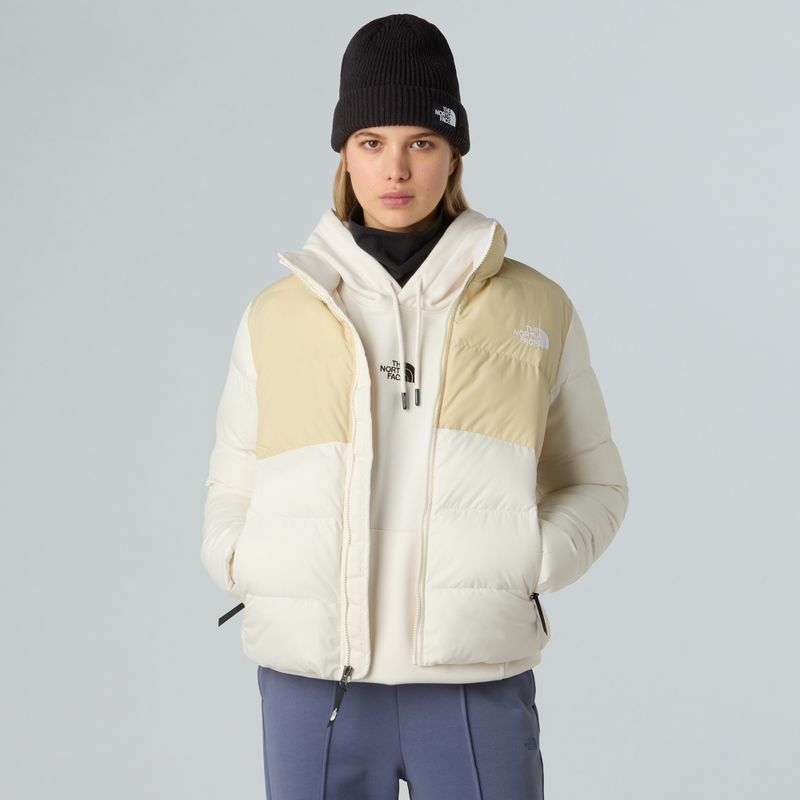 Giacca donna The North Face Saikuru gravel/white dune 4