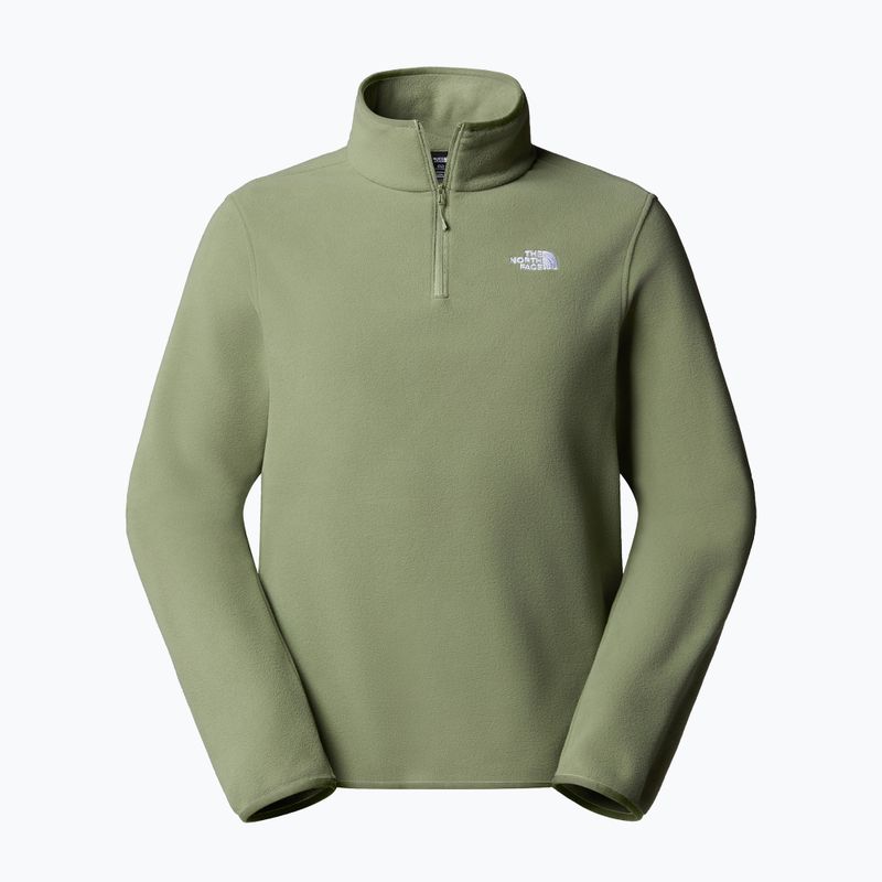 Felpa in pile da uomo The North Face Glacier Fleece 1/4 Zip spalla in nebbia 4