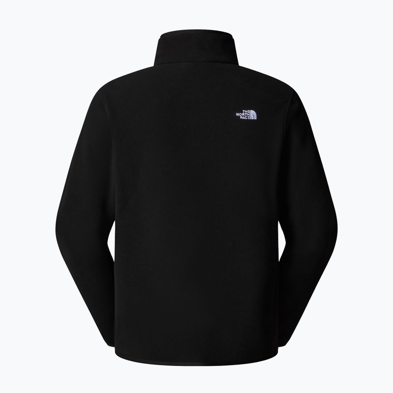 Felpa in pile da uomo The North Face Glacier Fleece 1/4 Zip nero 4