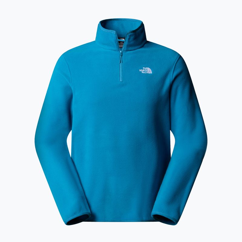 Felpa in pile da uomo The North Face Glacier Fleece 1/4 Zip blu scuro 4