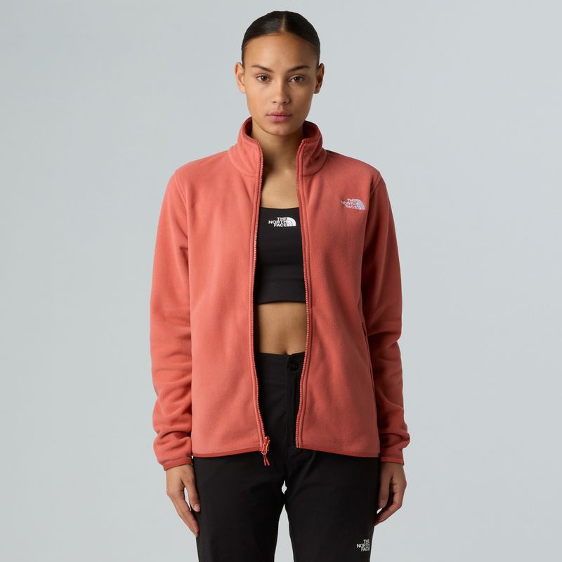 Felpa in pile da donna The North Face Glacier Fleece polvere di mars 4