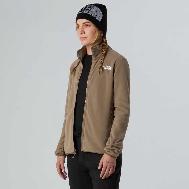 Felpa in pile da donna The North Face Glacier Fleece marrone moka 4