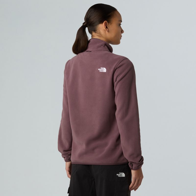 Felpa in pile da donna The North Face Glacier Fleece quarzo fulvo 3