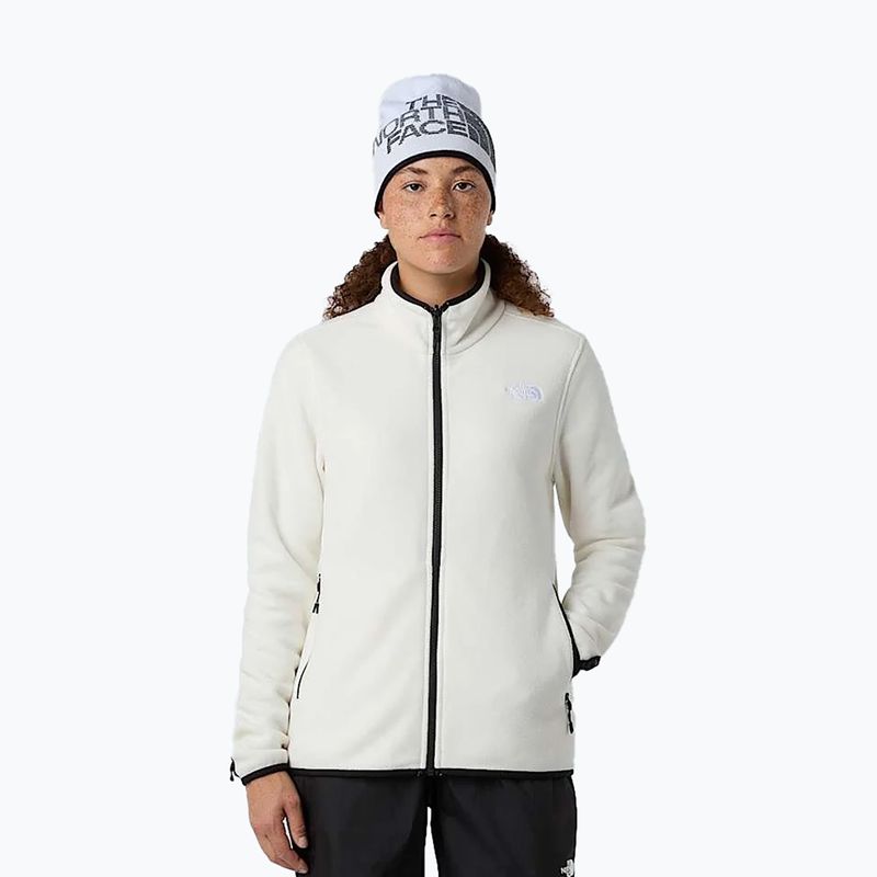 Felpa in pile da donna The North Face Glacier Fleece bianco dune 4