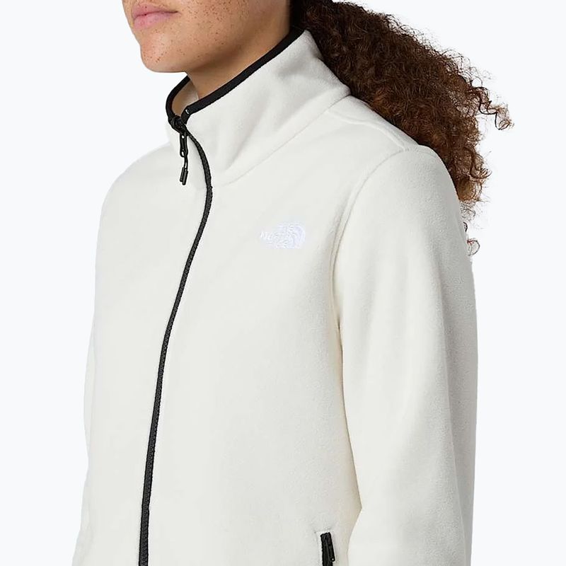 Felpa in pile da donna The North Face Glacier Fleece bianco dune 5