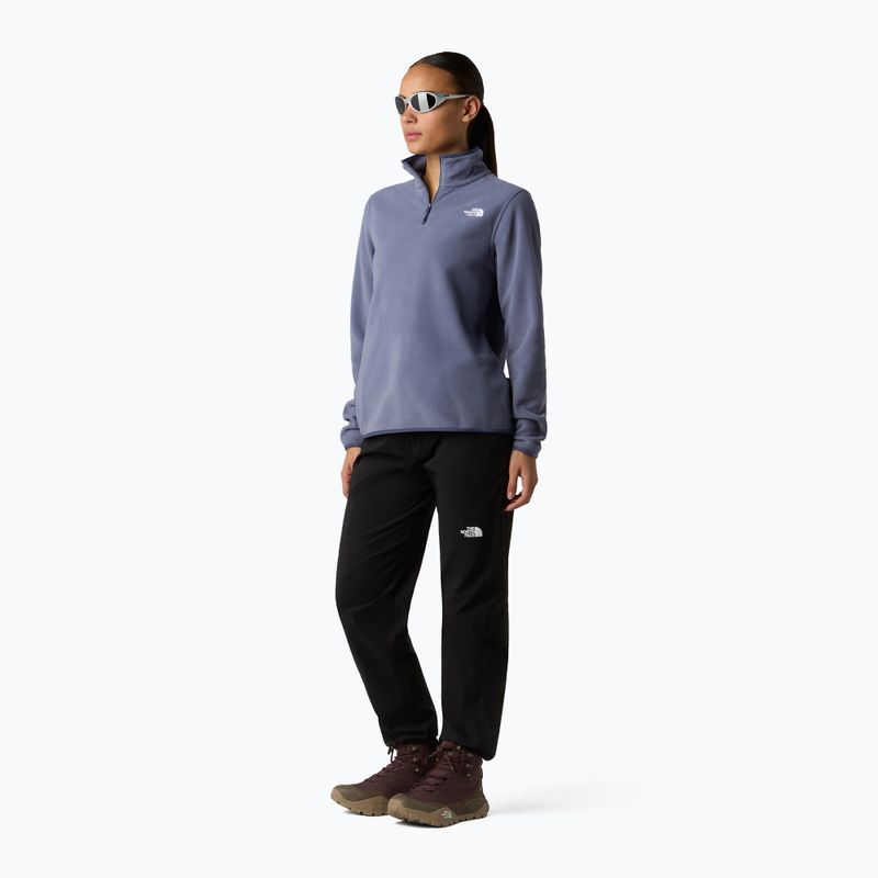Felpa in pile da donna The North Face Glacier Fleece 1/4 Zip twilight galaxy 2