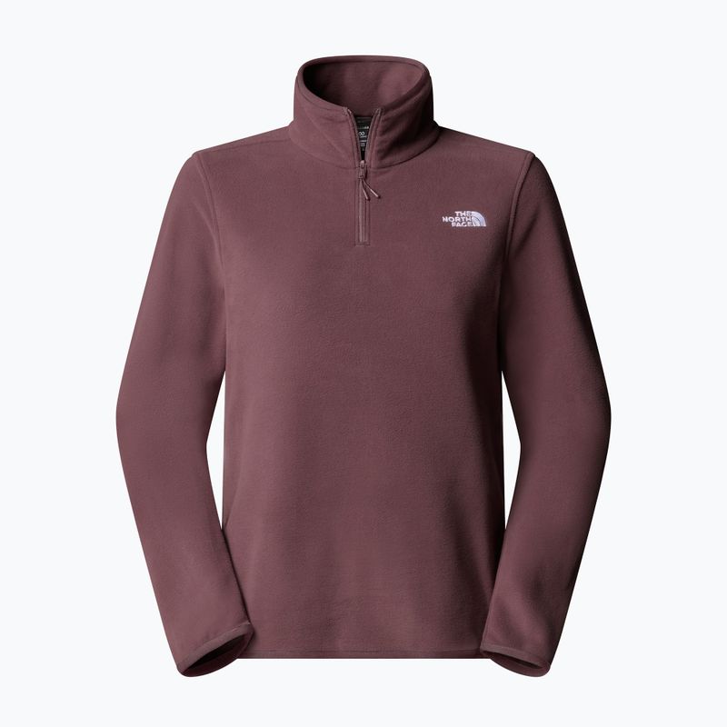 Felpa in pile da donna The North Face Glacier Fleece 1/4 Zip quarzo fulvo 4