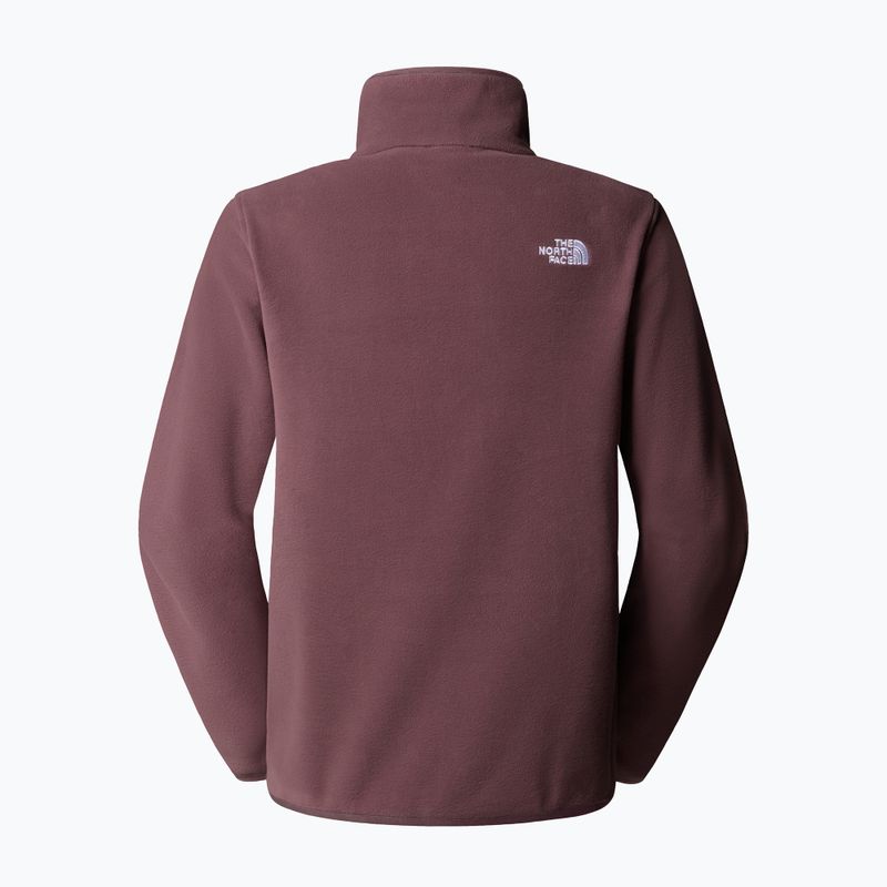 Felpa in pile da donna The North Face Glacier Fleece 1/4 Zip quarzo fulvo 5