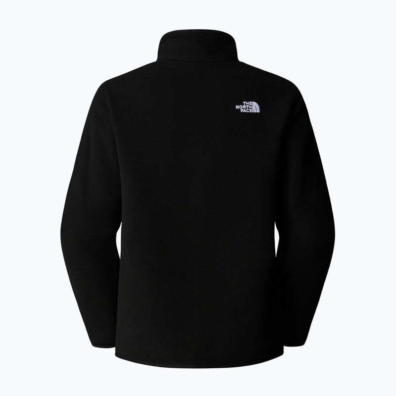 Felpa da donna in pile The North Face Glacier Fleece 1/4 Zip nero 5