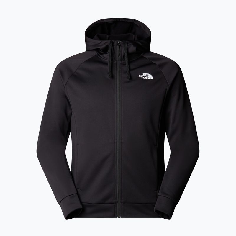 Felpa da uomo The North Face Reaxion 2.0 Hooded Full Zip nero heather 5