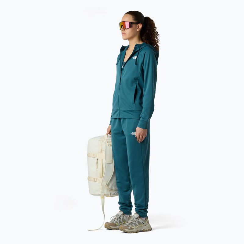 Felpa donna The North Face Reaxion 2.0 con cappuccio e zip integrale space dark heather 2