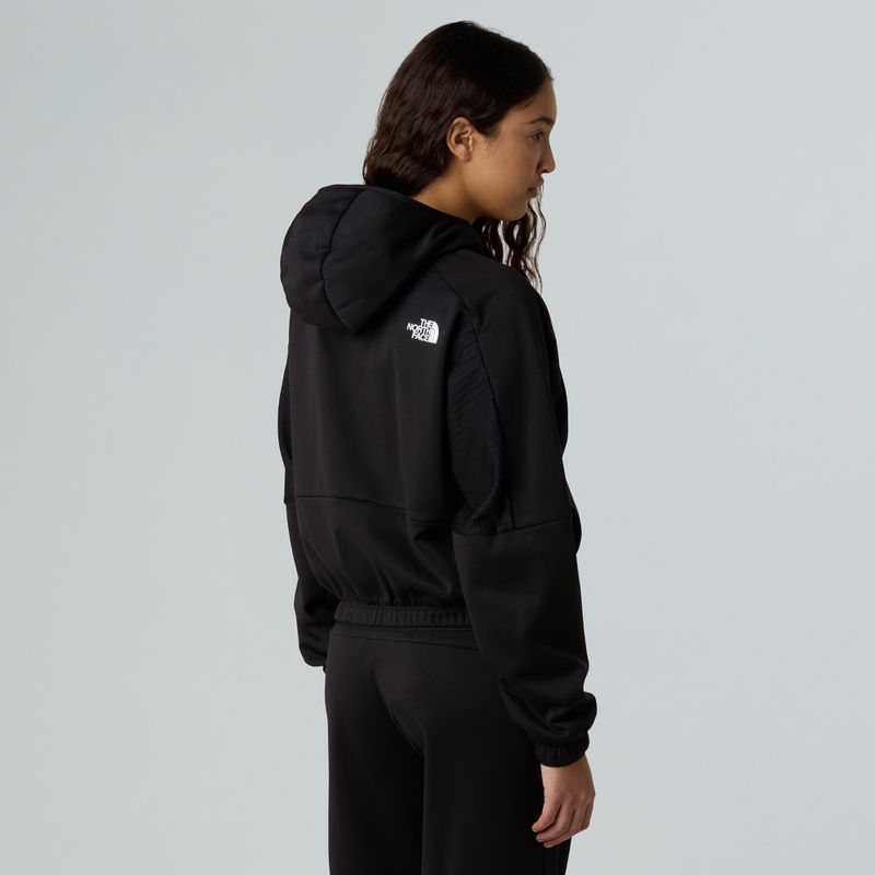 Felpa da donna The North Face Mountain Athletics Fleece Full Zip nero 3