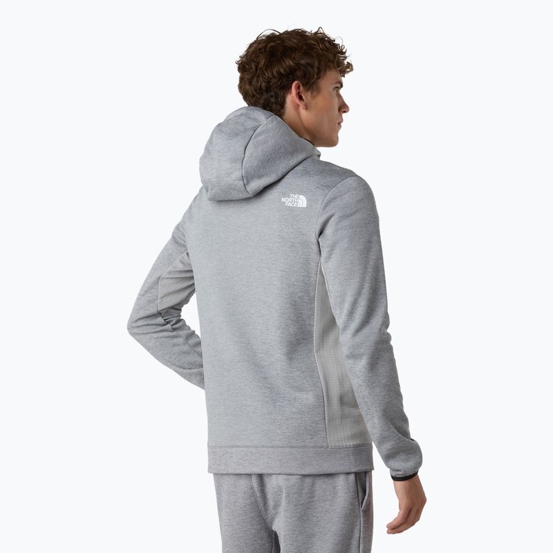 Felpa The North Face Mountain Athletics Fleece Full Zip da uomo grigio chiaro/etereo/m 3