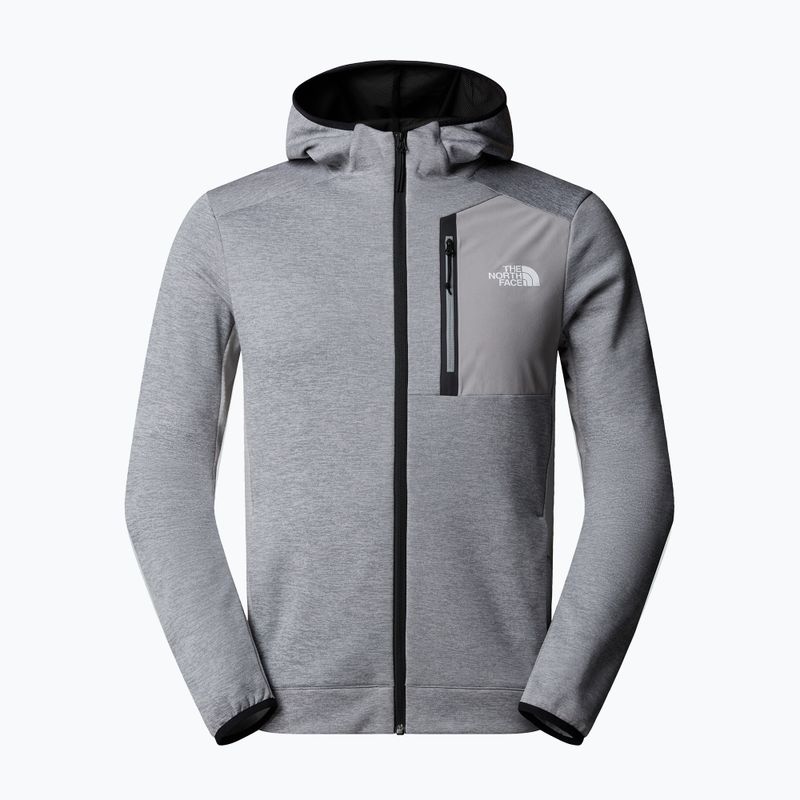 Felpa The North Face Mountain Athletics Fleece Full Zip da uomo grigio chiaro/etereo/m 5