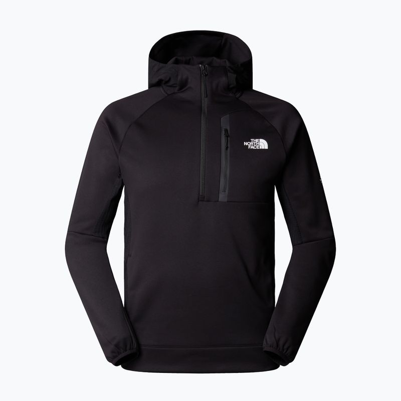 Felpa da uomo The North Face Mountain Athletics Fleece con cappuccio e zip 1/4 nera 4