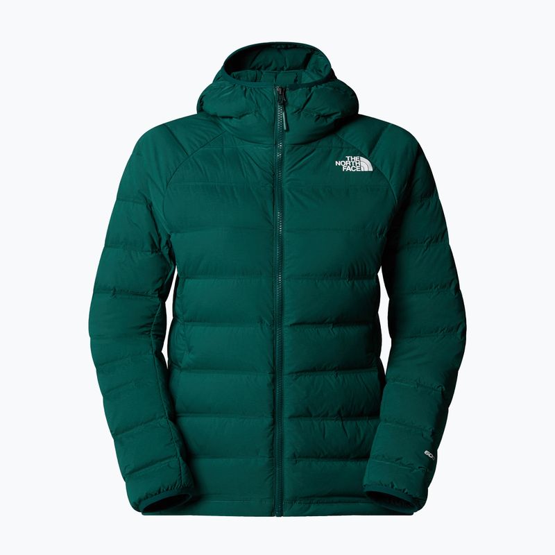 Giacca imbottita da donna The North Face Abseil Stretch Down Hoodie verde caccia 5