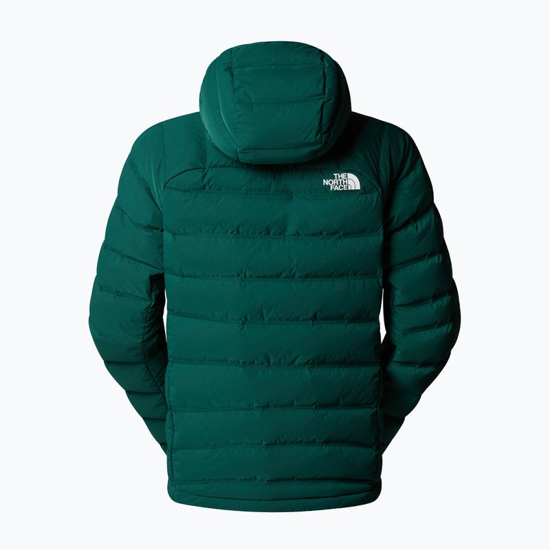 Giacca imbottita da donna The North Face Abseil Stretch Down Hoodie verde caccia 6