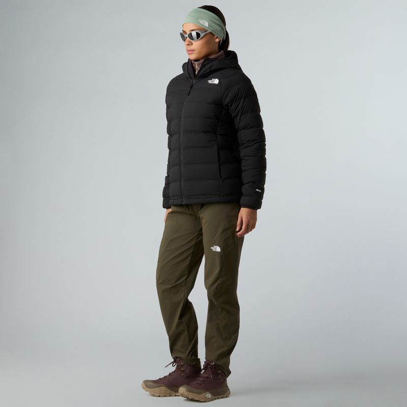 Giacca imbottita da donna The North Face Abseil Stretch Down Hoodie nera 2