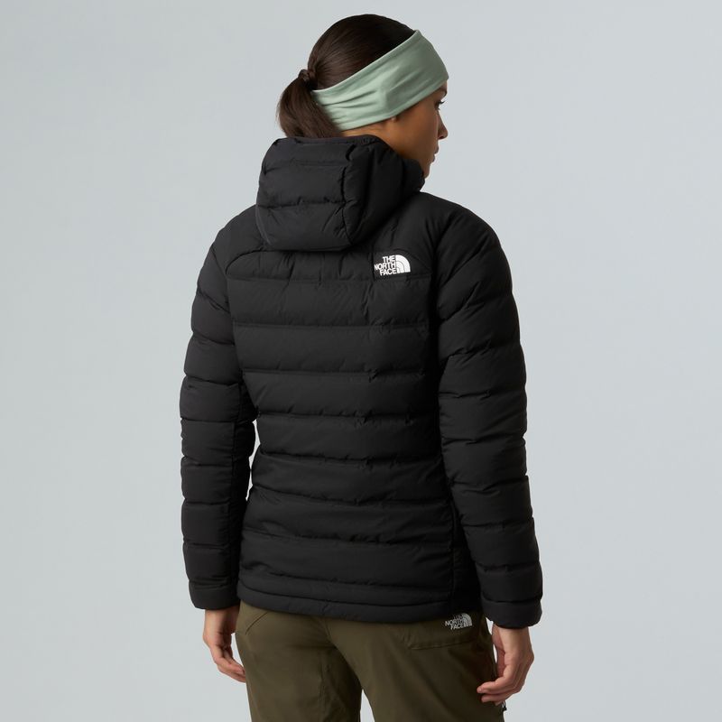 Giacca imbottita da donna The North Face Abseil Stretch Down Hoodie nera 3