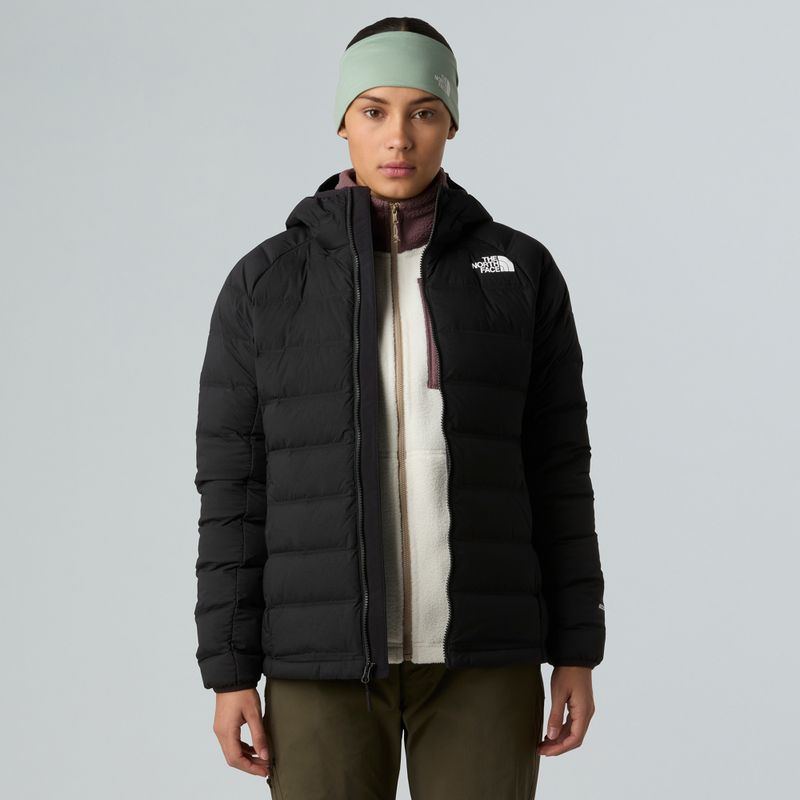 Giacca imbottita da donna The North Face Abseil Stretch Down Hoodie nera 4
