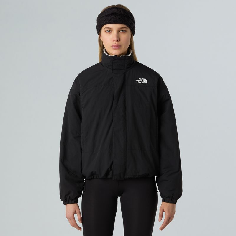 Giacca donna The North Face Yumiori Reversible nero/bianco dune 8
