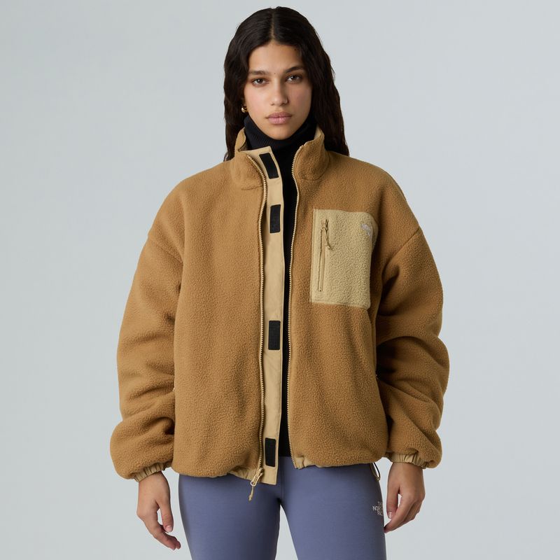 Giacca donna The North Face Yumiori Reversible khaki stone/utility brown 4