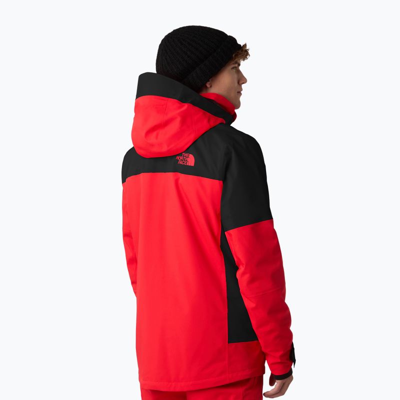 Giacca da sci da uomo The North Face Chakal elevation red/black 3