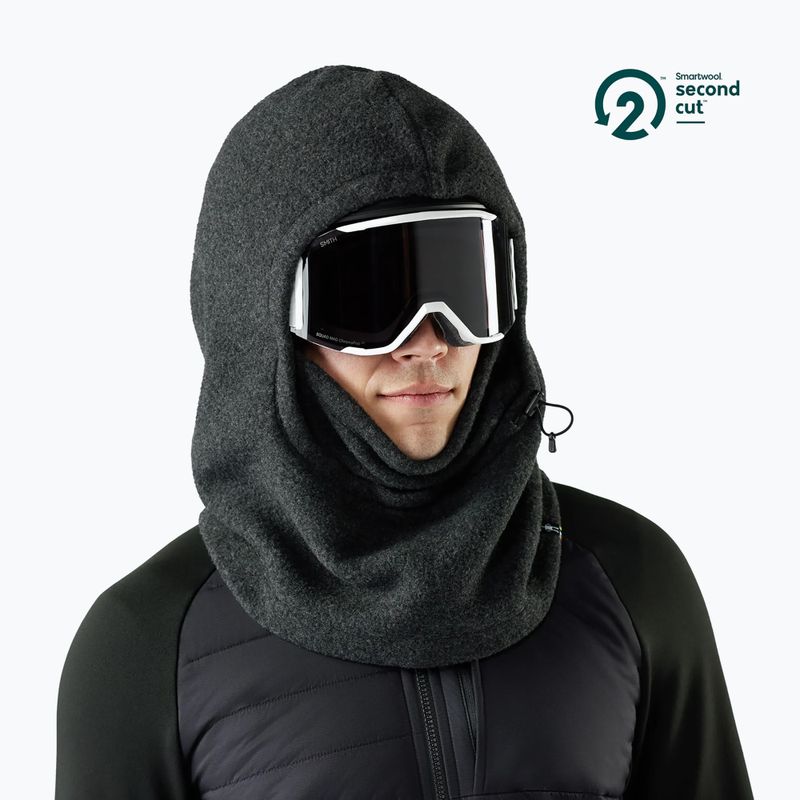 Passamontagna da donna Smartwool Second Cut Fleece Hood charcoal 2