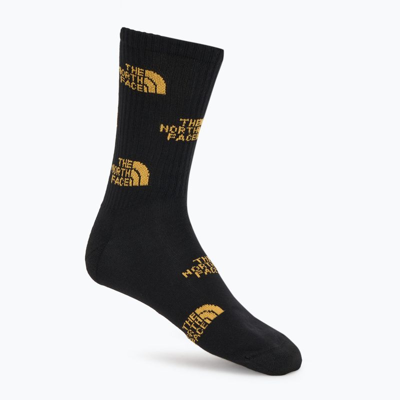 Calze The North Face Everyday Crew Logo 2 paia black/summit gold 2