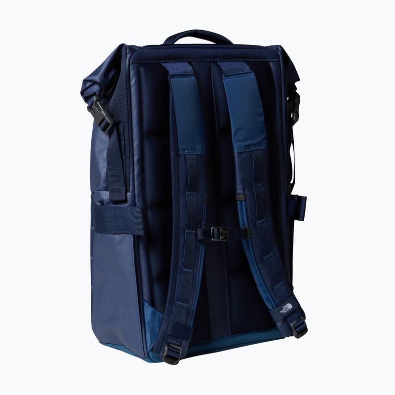 Zaino urbano da uomo The North Face Base Camp Voyager Rolltop 25 l shady blue/summit navy 2