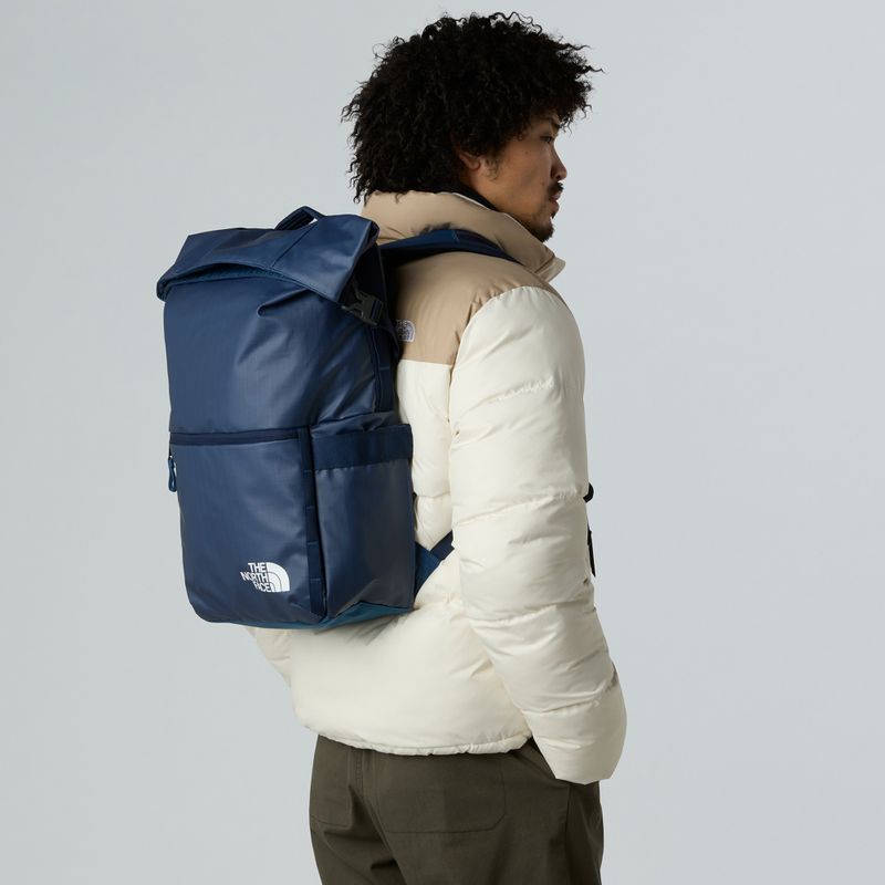 Zaino urbano da uomo The North Face Base Camp Voyager Rolltop 25 l shady blue/summit navy 6