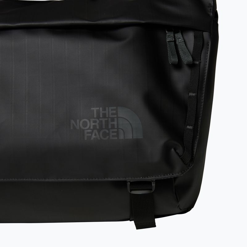 Borsa per laptop da uomo The North Face Base Camp Voyager Rolltop 12 l nero/grigio asfalto 3